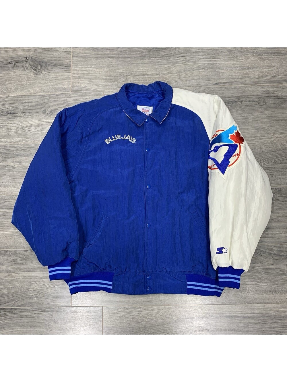 Vintage 1990S Starter Toronto Blue Jays Jacket XXL Rare Men’s Diamond Collection